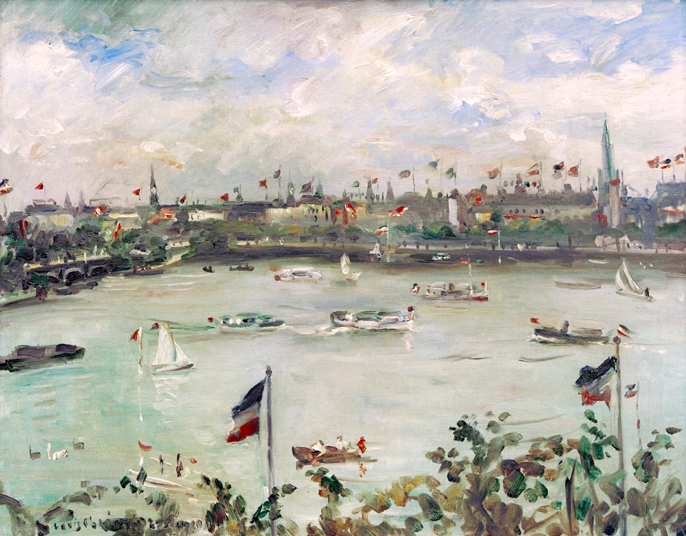 Kaisertag in Hamburg von Lovis Corinth