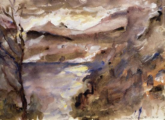 View of Walchen Lake von Lovis Corinth