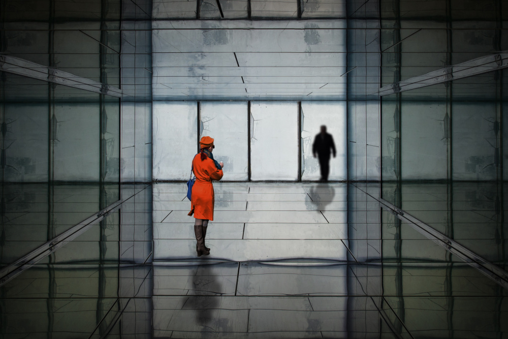 Orange encounter von Luc Vangindertael (laGrange)