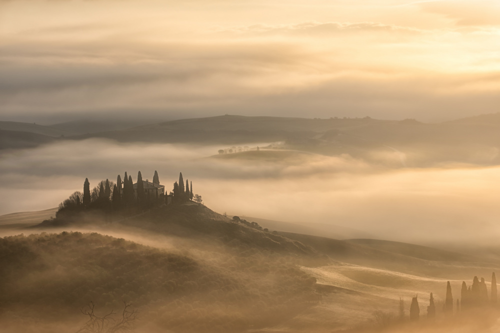 sunrise at belvedere von Luca Domenichi