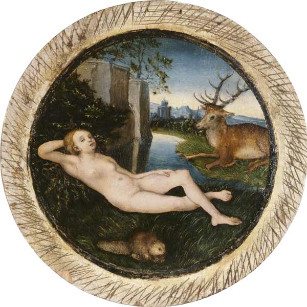 Quellnymphe von Lucas Cranach d. Ä.