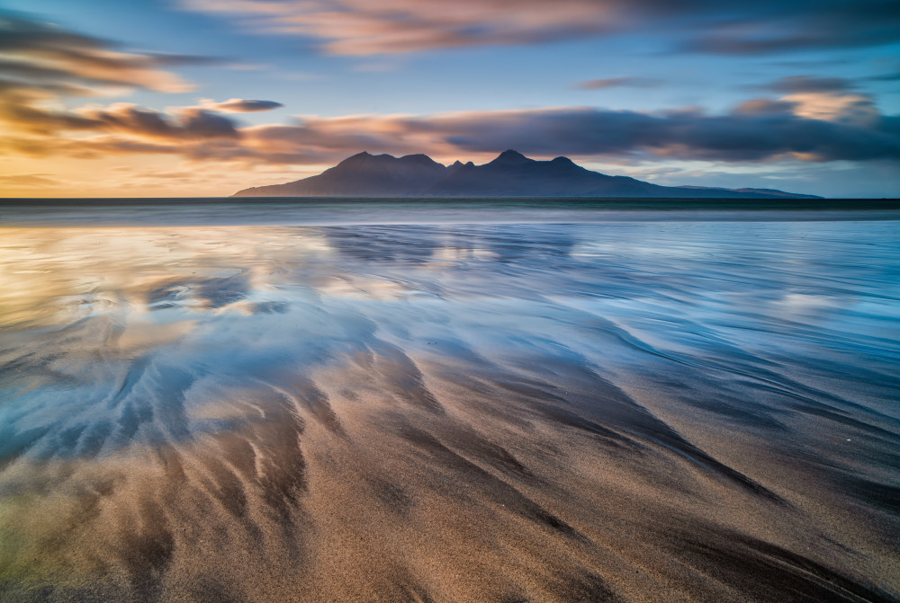 The golden hour at Laig Bay von Luigi Ruoppolo