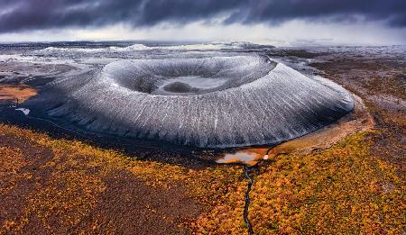 Hverfjall in autumn