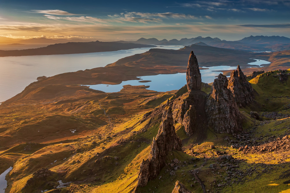 Sunrise on the Storr von Luigi Ruoppolo