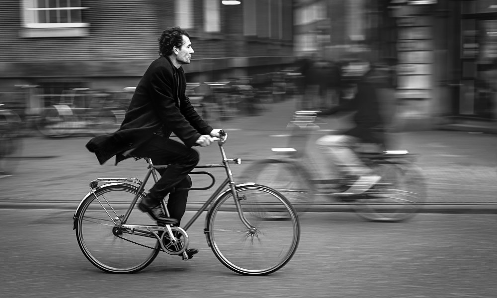 Urban cyclist (Amsterdam series) von luisfer