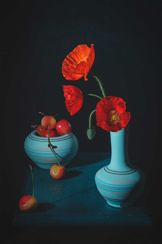 Iceland poppy &amp; cherry von Lydia Jacobs