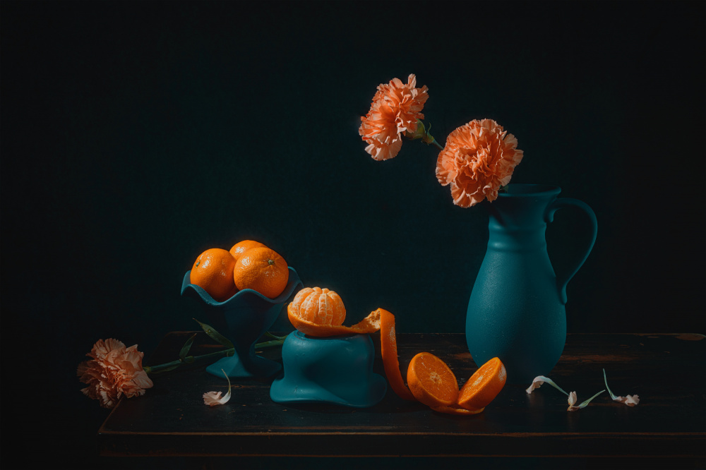 Carnation and Tangerine von Lydia Jacobs