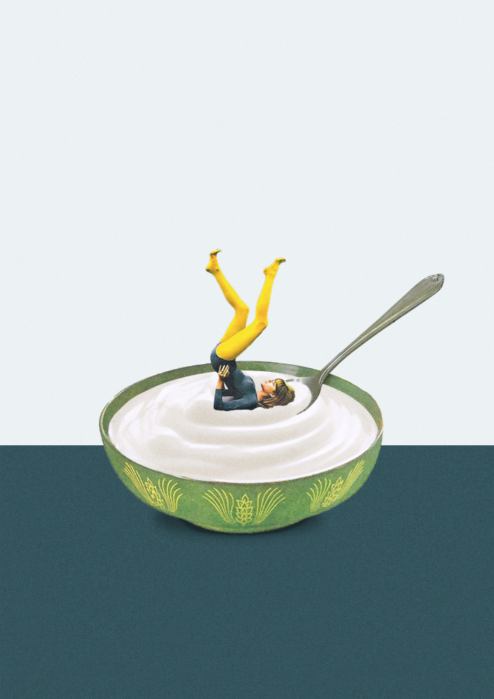 Yoga in my yogurt von Maarten Léon