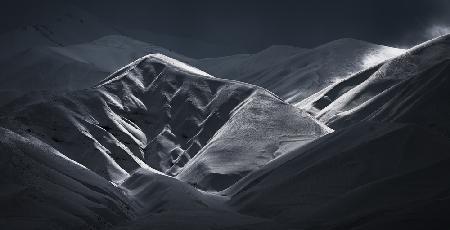 Alborz Mountains in Panoramic View