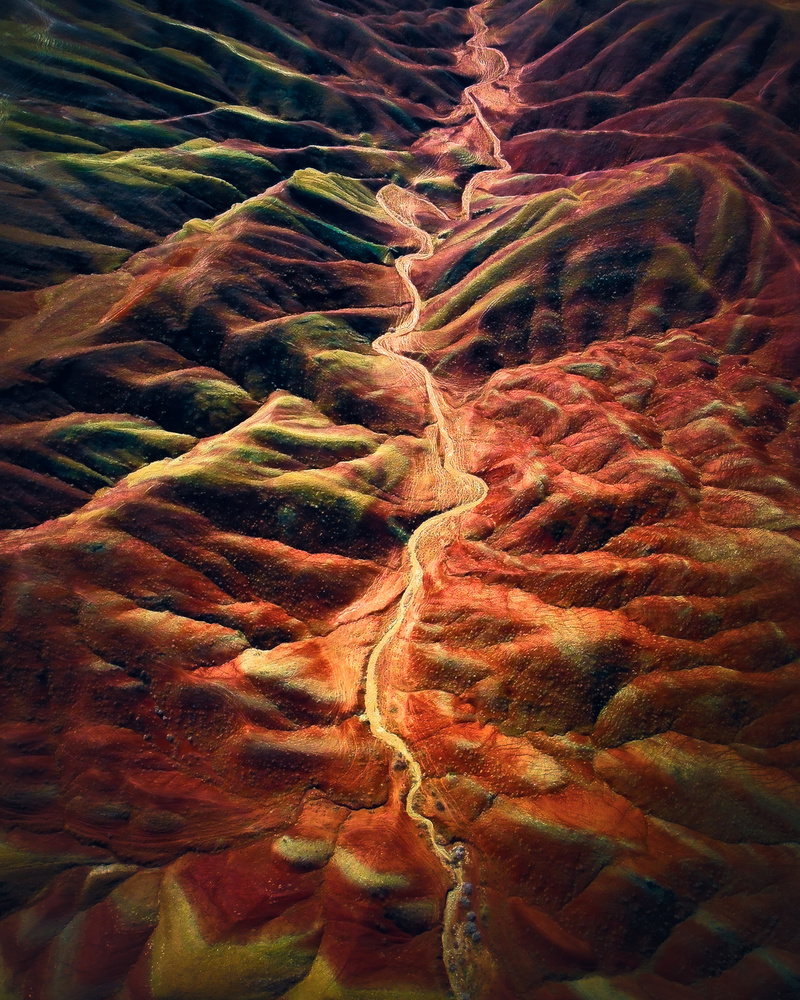 Hills Texture von Majid Behzad