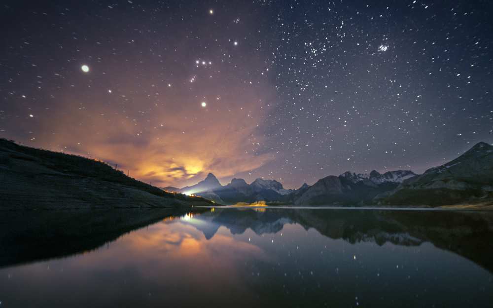 Night in the marsh von Manuel Bermúdez