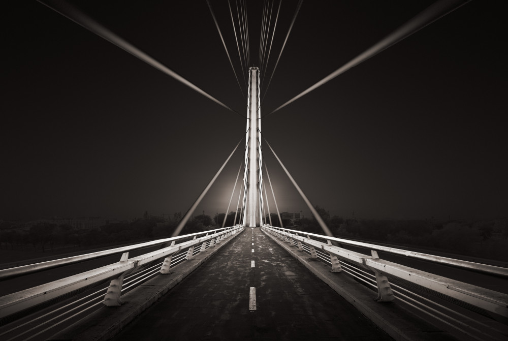 Alamillo Bridge in Seville. Spain von Manuel Ponce Luque