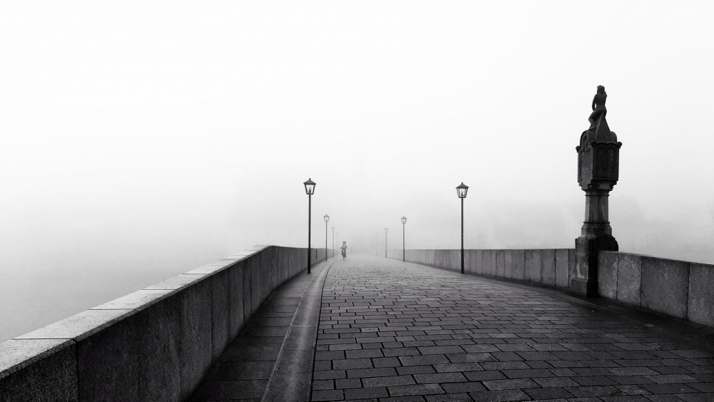 fog in the city von Marchevca Bogdan