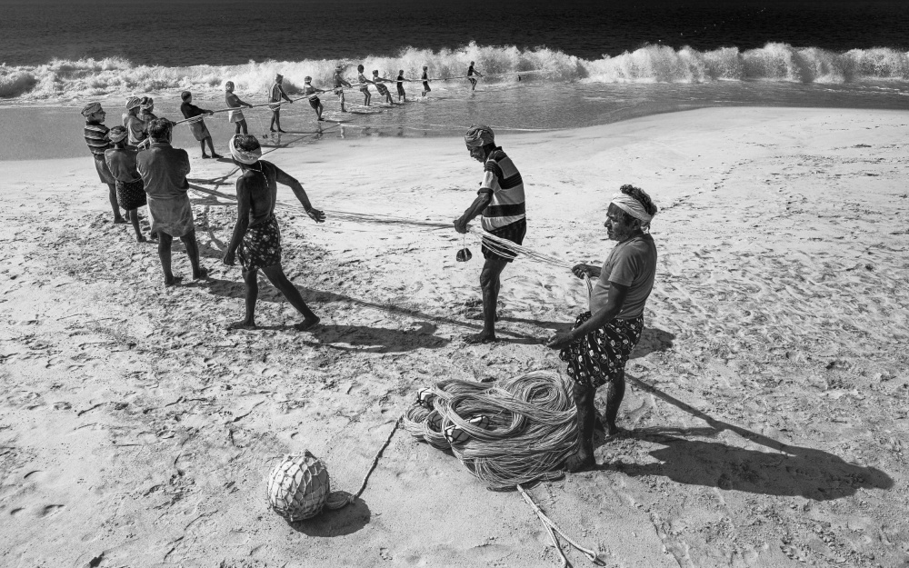 Fishing in Kerala von Marco Tagliarino