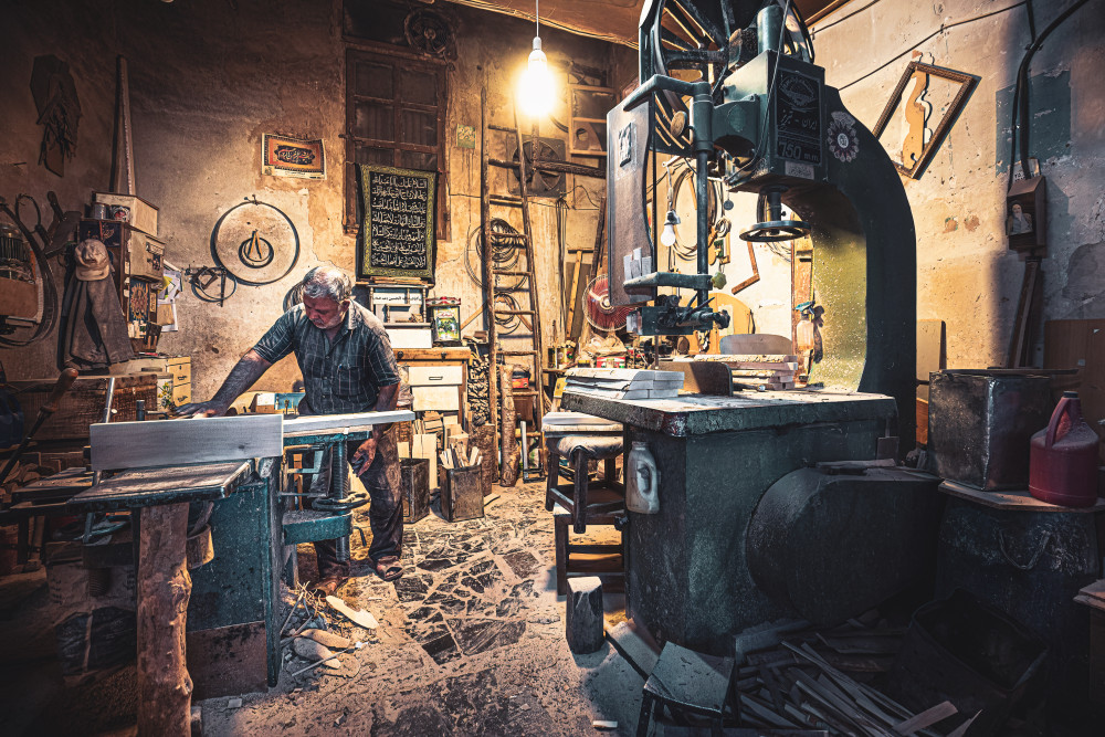 The carpenters workshop von Marco Tagliarino