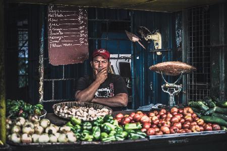 Cuban street market