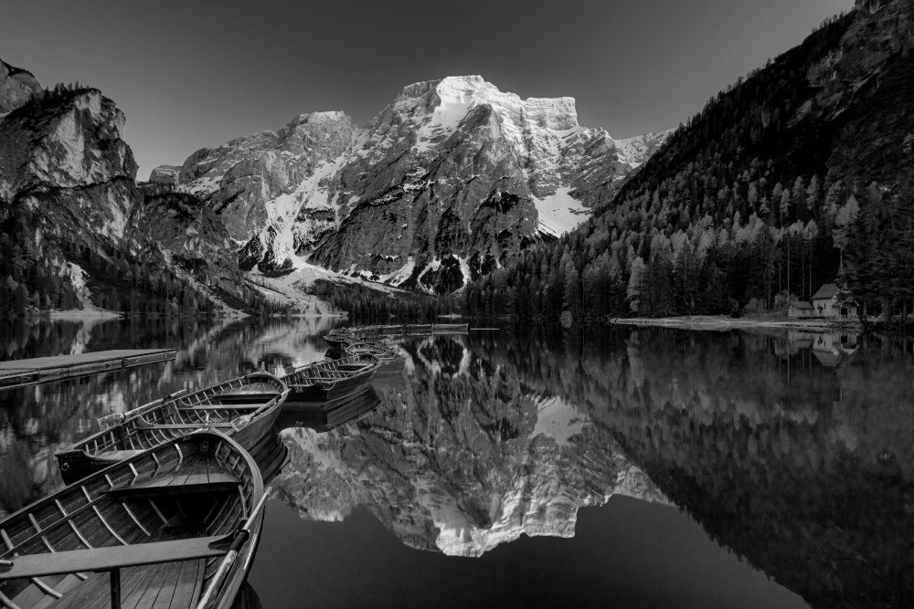 Late evening quite in Braies von Marco Tagliarino