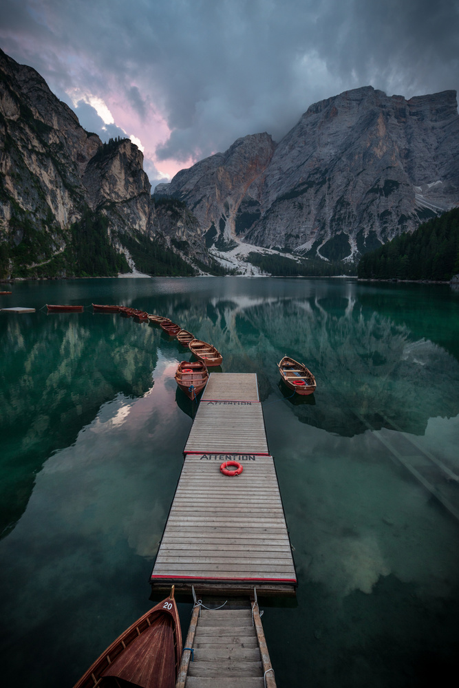 Braies reflections von Marco Tagliarino