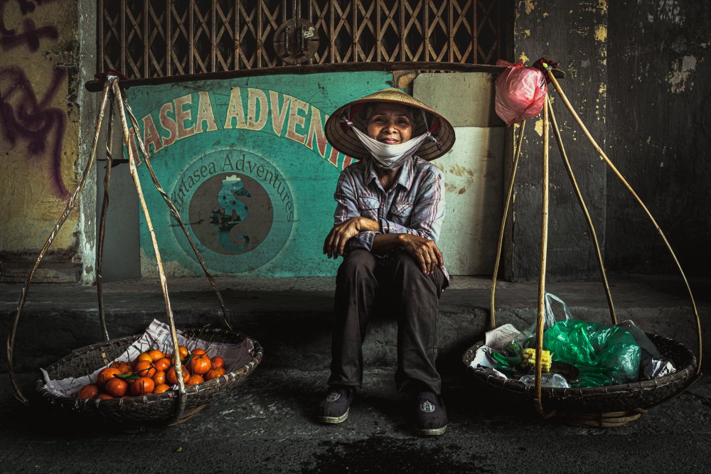 Hanoi street market von Marco Tagliarino