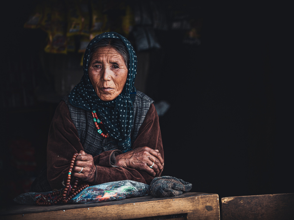 Tso Moriri woman von Marco Tagliarino