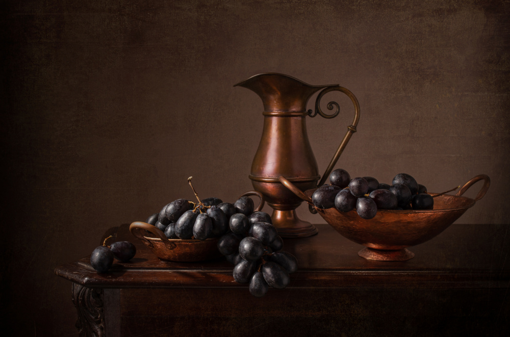 Black grapes von Margareth Perfoncio