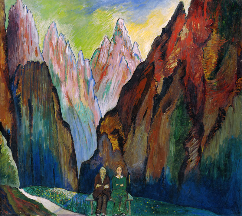 Le dos a la vie (Mit dem Rücken zum Leben) von Marianne von Werefkin