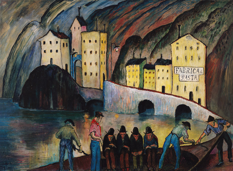 Vivants et morts (Lebende und Tote) von Marianne von Werefkin