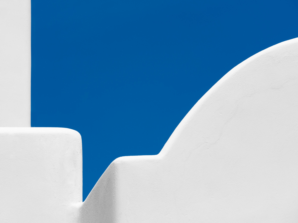 modern Cycladic architecture - abstract von Markus Auerbach