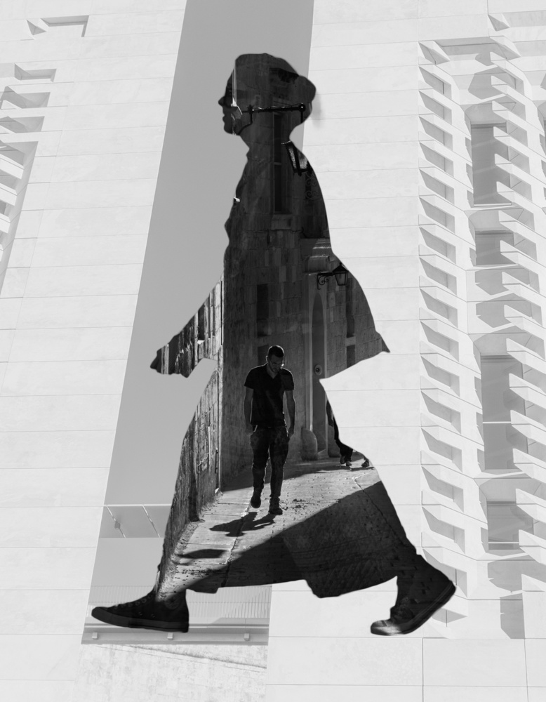 Street Double Exposure von Martin Agius