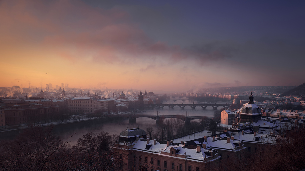 Prague - Winter Mood von Martin Froyda