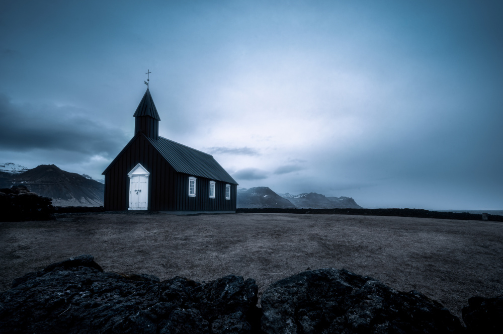 Church at Budhir, Iceland von Martin Morávek