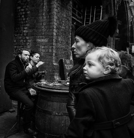 Mother and Child at the Market