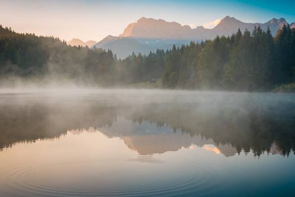 Sommermorgen am Geroldsee von Martin Wasilewski