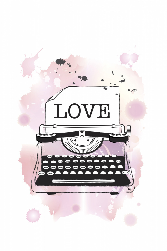 Love Typewriter von Martina