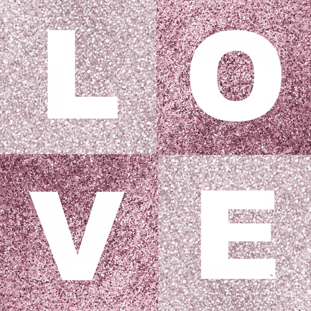 Pink Glitter Love von Martina