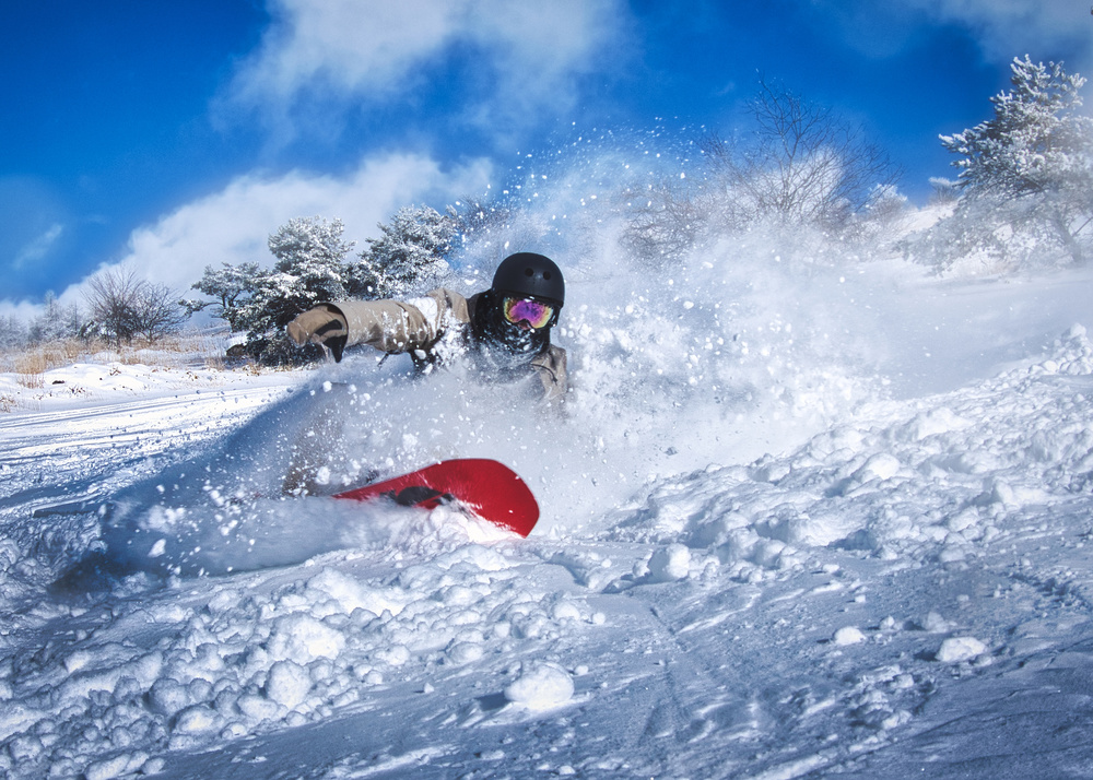 Snowborading von Masamitsu Kobayashi