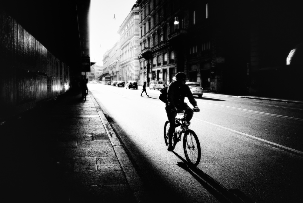 Urban cyclist von Massimiliano Mancini