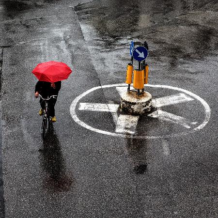 The red umbrella