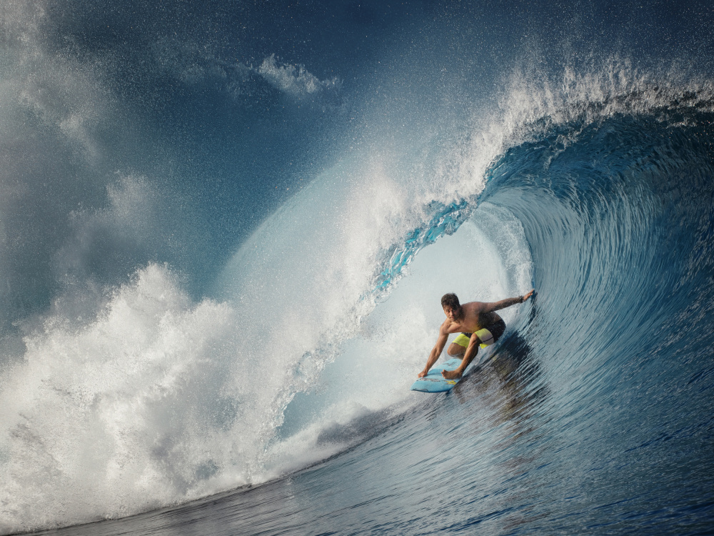 The Tube - Mythical Teahupoo von Mathilde Guillemot