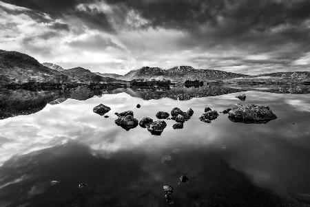 Lochan na h-Achlaise in Black in White #1