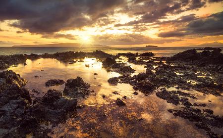 Sunset Over Makena Cove #1