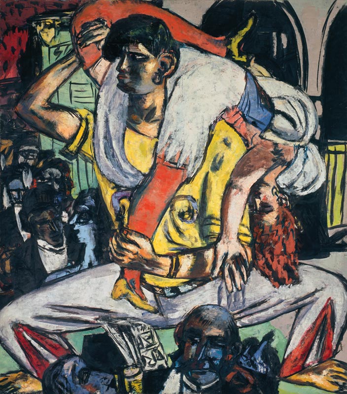 Apachentanz von Max Beckmann