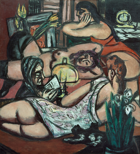 Mädchenzimmer (Siesta) von Max Beckmann