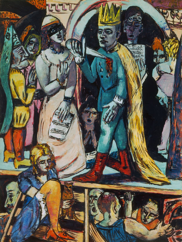 Schauspieler von Max Beckmann