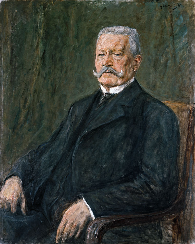 Bildnis Paul von Hindenburg von Max Liebermann