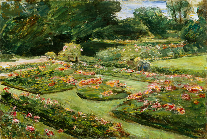 Die Blumenterrasse im Wannsee-Garten von Max Liebermann