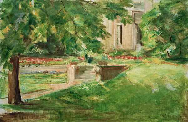 Haus und Terrasse nach Südwesten von Max Liebermann