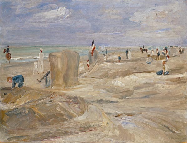 Strand bei Noordwijk von Max Liebermann