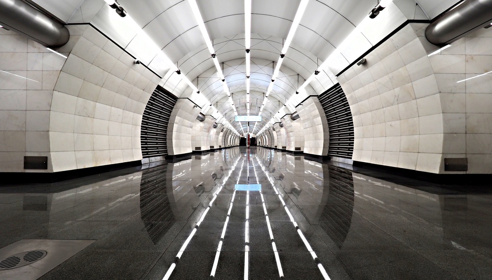 Moscow metro - Welcome to the machine von Maxim Makunin