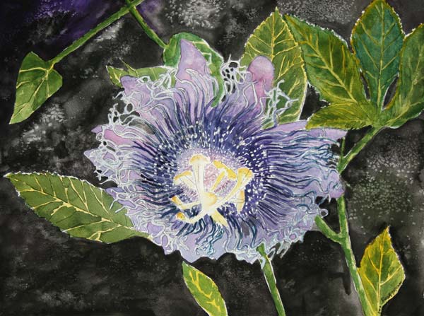 Painting of flowers von Derek McCrea